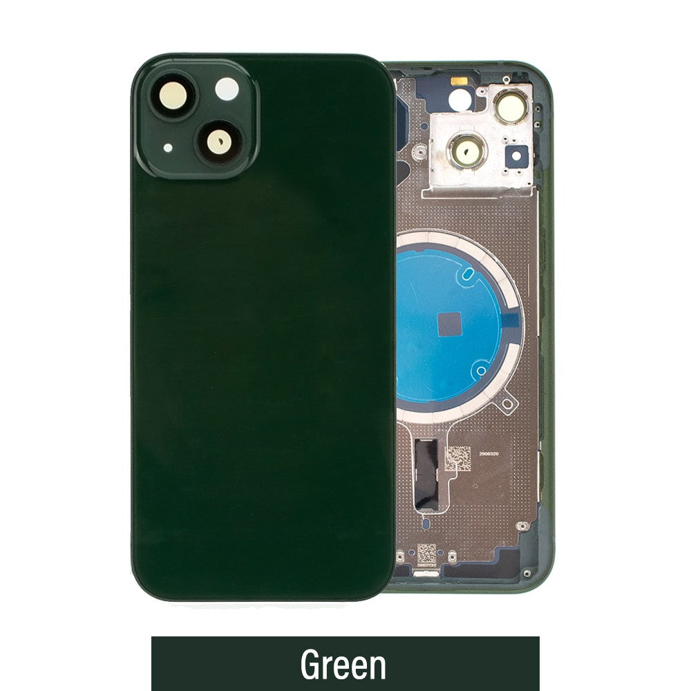 Rear Housing for iPhone 13 (NO LOGO)-Green Rear Housing for iPhone 13 (NO LOGO)-Green
